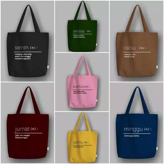 Tas kanvas day pusat grosir tanah abang