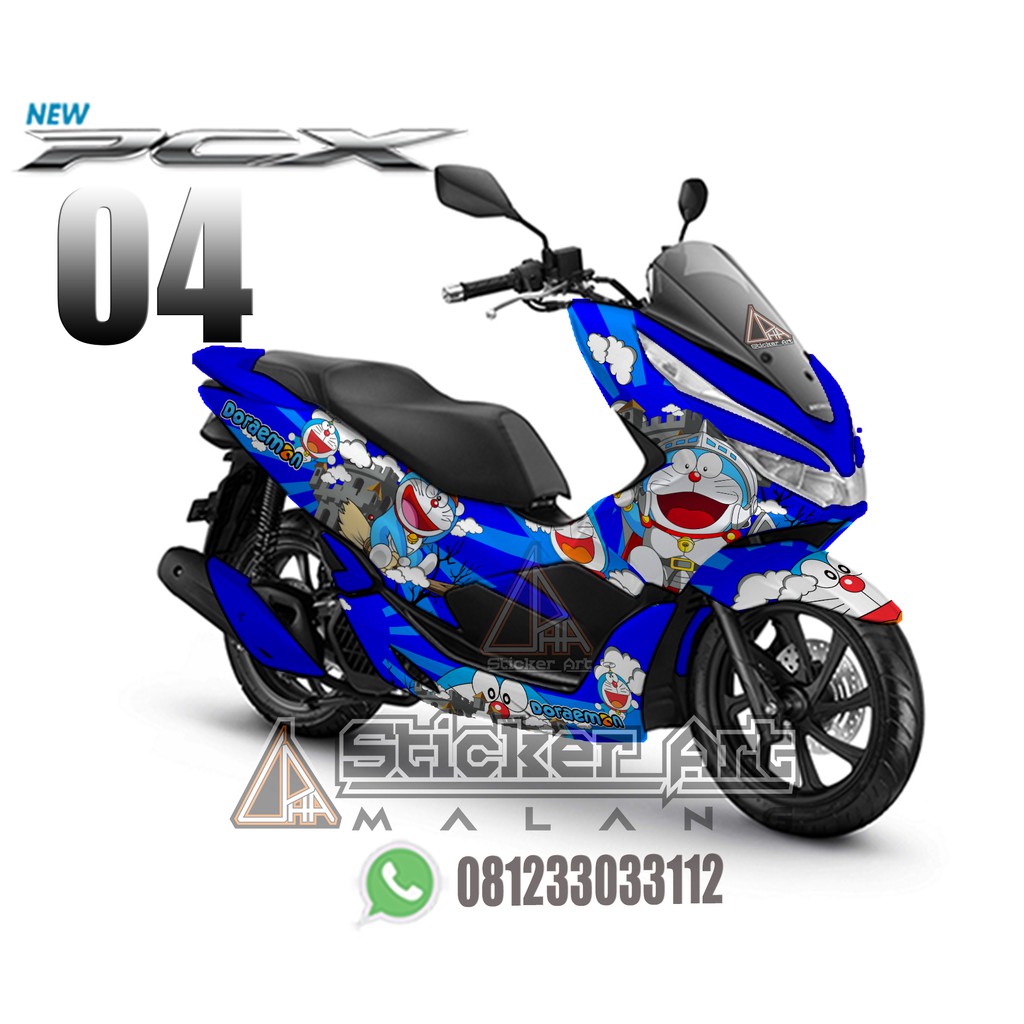 STICKER MOTOR DECAl HONDA PCX DORAEMON
