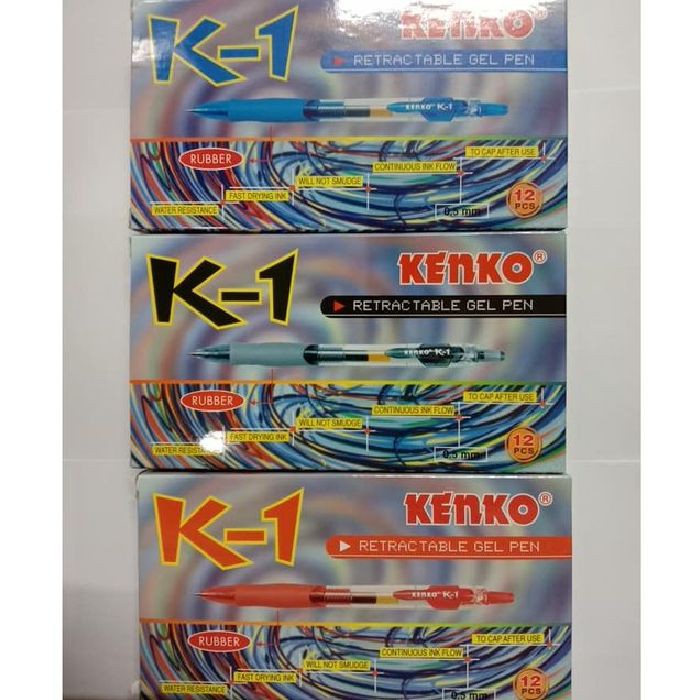 

Dijual PEN GEL KENKO K1 / PULPEN KENKO CETEK [LUSIN] - Hitam Berkualitas
