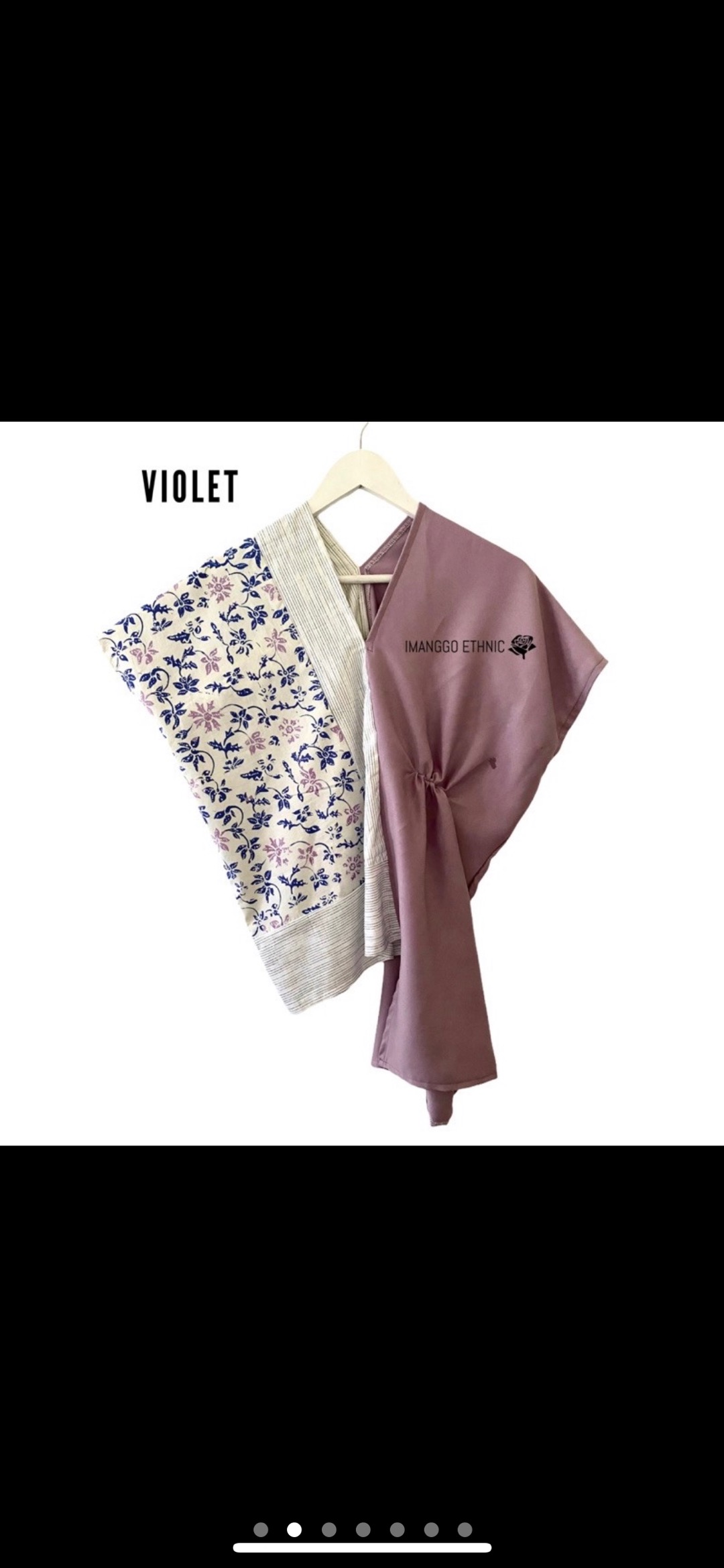 Atasan Batik Mix  Tenun Lurik