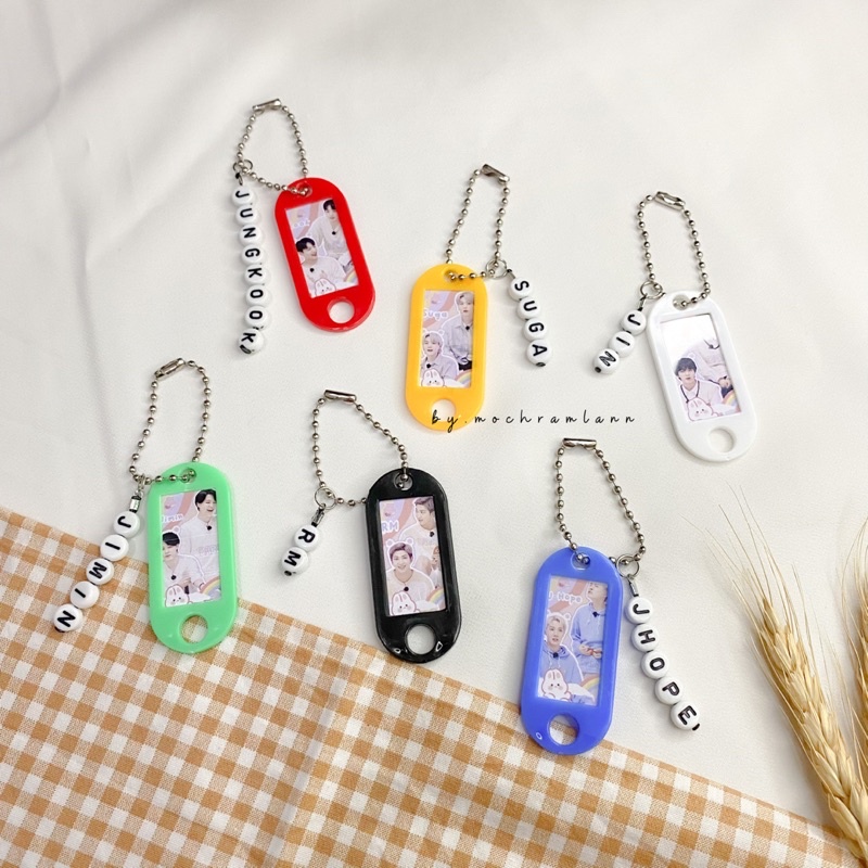 GANCI FOTO DAN NAMA KEY RING JOYKO / GANTUNGAN KUNCI / GANTUNGAN BINDER / GANTUNGAN FOTO DAN NAMA