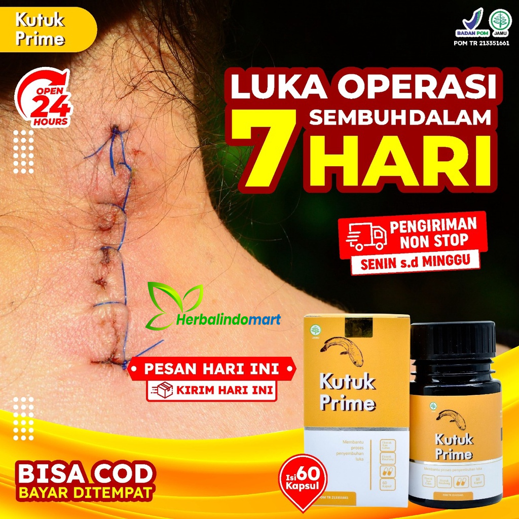 Kapsul Kutuk Prime – Ekstrak Ikan Gabus Atasi Luka Operasi  Cepat Keringkan Luka Sembuhkan Diabetes Cegah Infeksi Pada Luka Cegah Keloid Atasi Luka Bakar Kecelakaan Turunkan Kadar Gula Darah