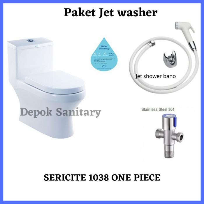 Kloset Closet Duduk Sericite 1038 One Piece / Closet Duduk Model Kodok