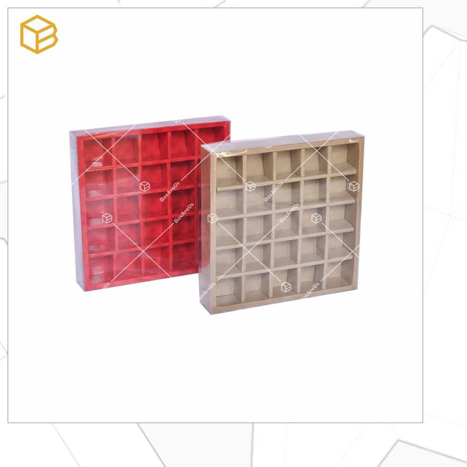 

〚MODEL〛 CB212135 - Box Nastar Sekat Mika / Dus Kotak Sekat / Box Cookies Gift (20pc) ✼