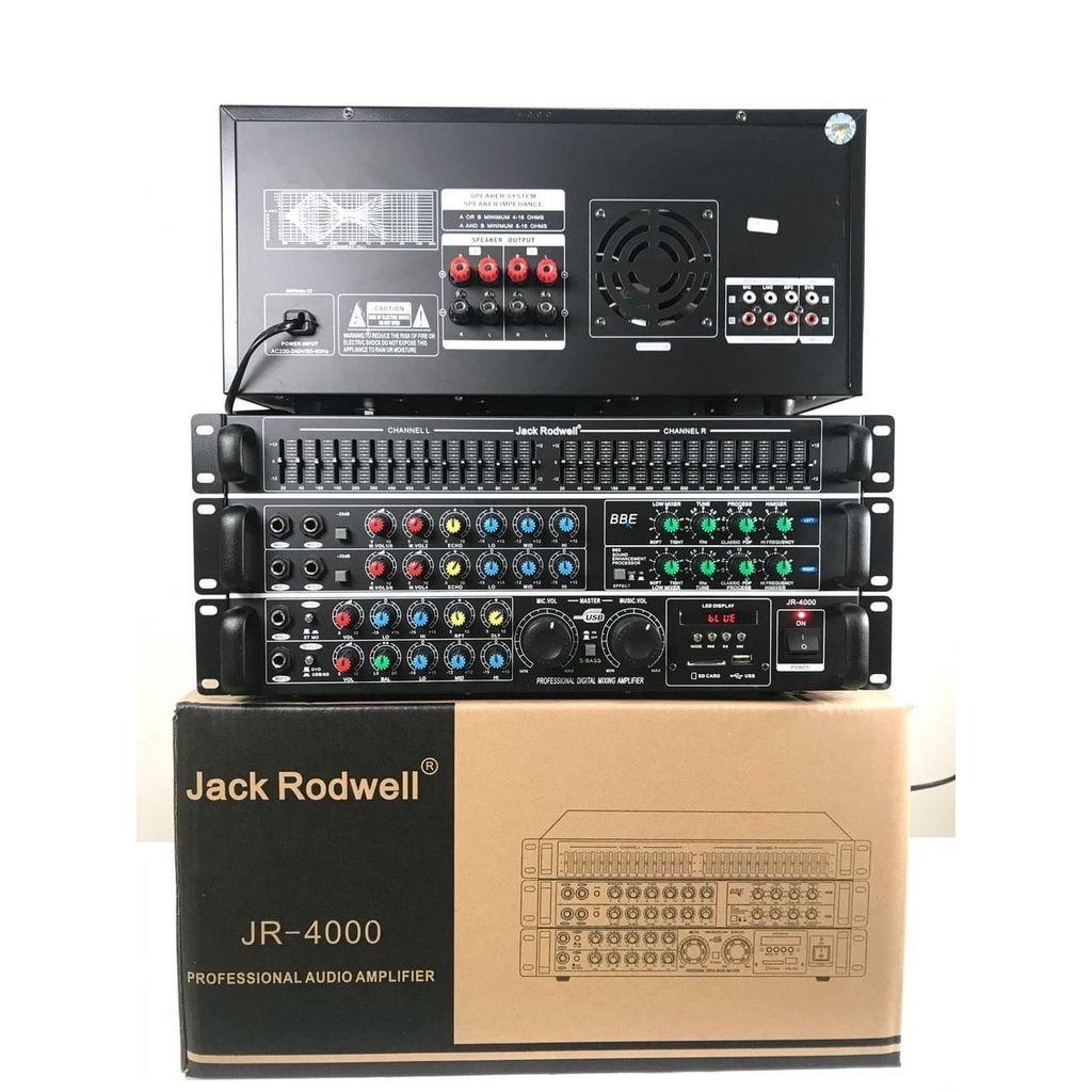 Amplifier JACK RODWELL JR 4000 - Ampli JACK RODWELL JR4000 Berat 13000