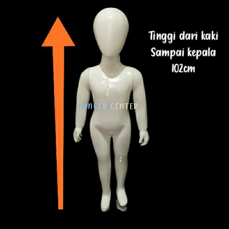 manekin full body anak alien fiber 5thn