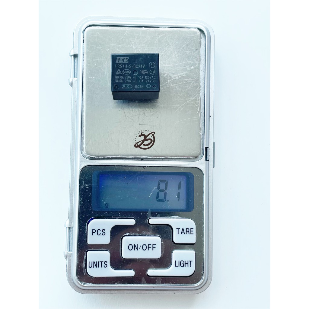 RELAY 24V 5PIN HKE (1 BH) HRS4H RELAY 24V 5 KAKI 10A ASLI