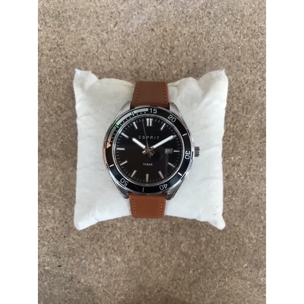 Jam Tangan Pria Esprit Bekas Second Preloved Analog Original Fashion Klasik Style Stainless Steel Ku