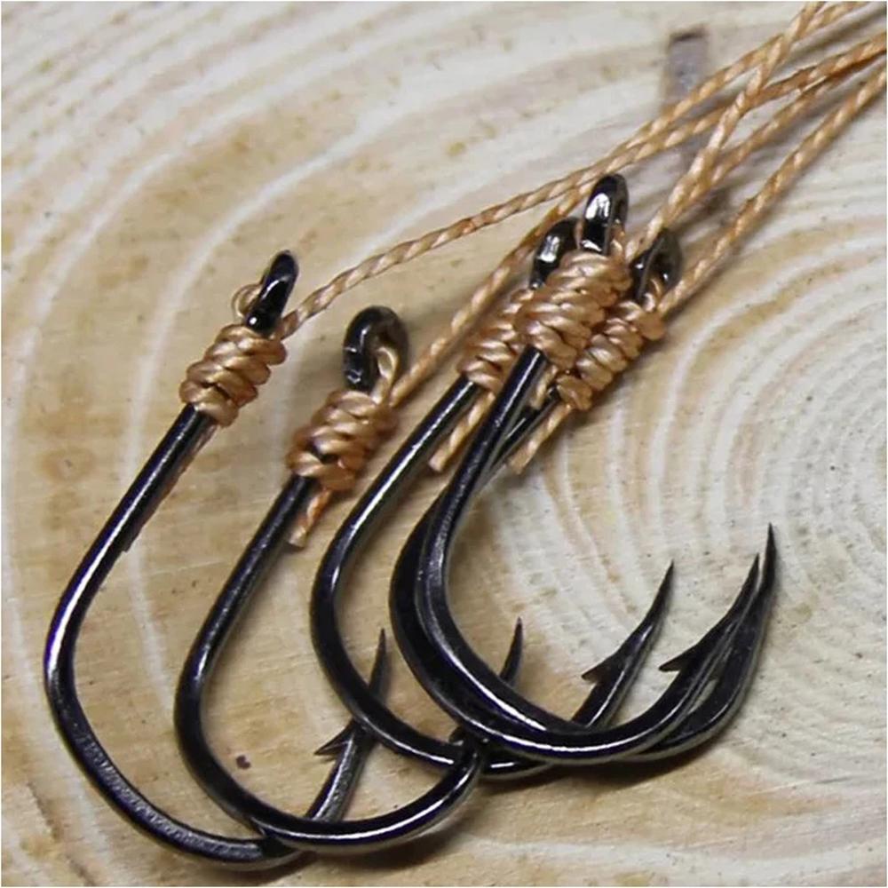 Nickolas1 String Hook Set 5kait Umpan Pancing Kail Kecil5 # -13 # Single Hook Pesca Umpan Fishhooks Putar