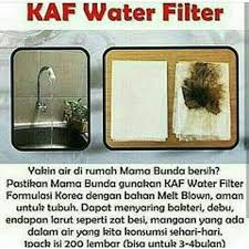 KAF WATER FILTER - Kain Saringan Filter Air 50LBR Original