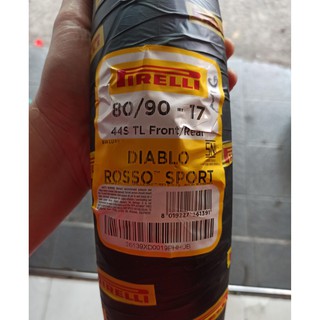 Paket Pirelli Diablo Rosso Sport ukuran 70/90-17 & 80/90