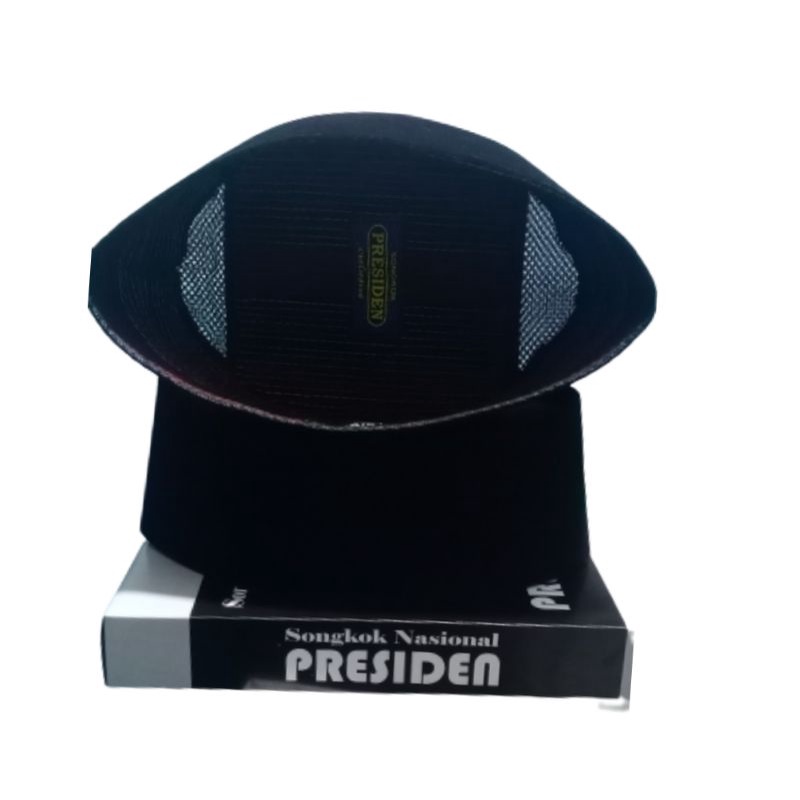 Peci AC - Peci Hitam AC - Peci Hitam Polos AC tinggi 9 cm