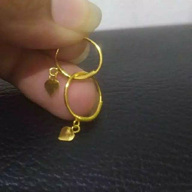 Anting Anak. Mas London Asli 24K. Kadar 99,9%.