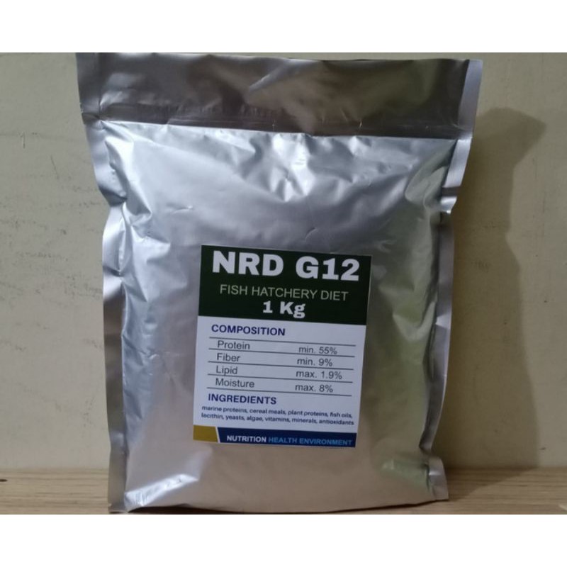 PELET NRD G12 PAKAN IKAN NRD G12 50 GRAM