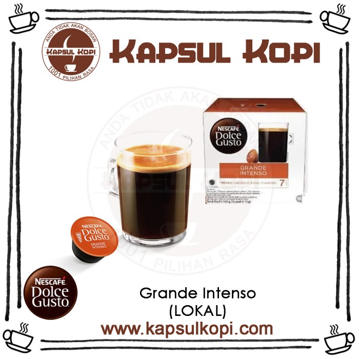 

Kopi - Grande Intenso Kapsul Kopi Nescafe Dolce Gusto Ndg Capsule Coffee