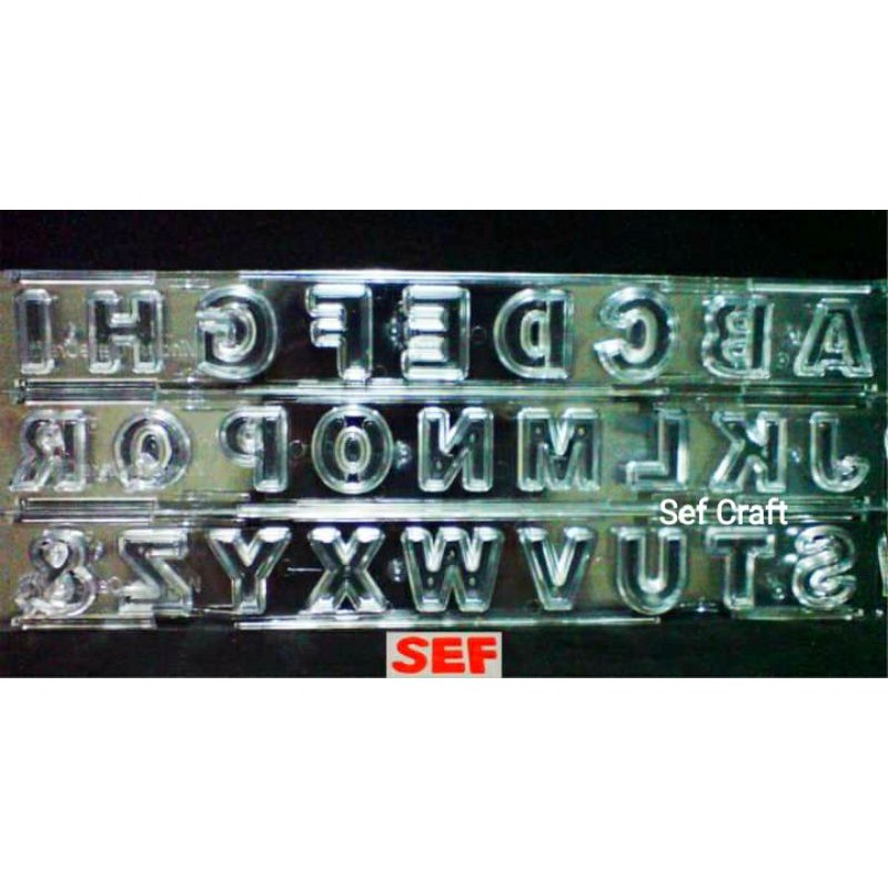 

Clikstix block uppercase alphabet letter cutter 3/set with ejector Windsor U.K