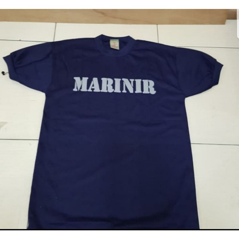 Kaos Target MARINIR BIRU DONGKER TULISAN PDL|Kaos PDL BD MARINIR |kaos oblong Marinir BD PDL|