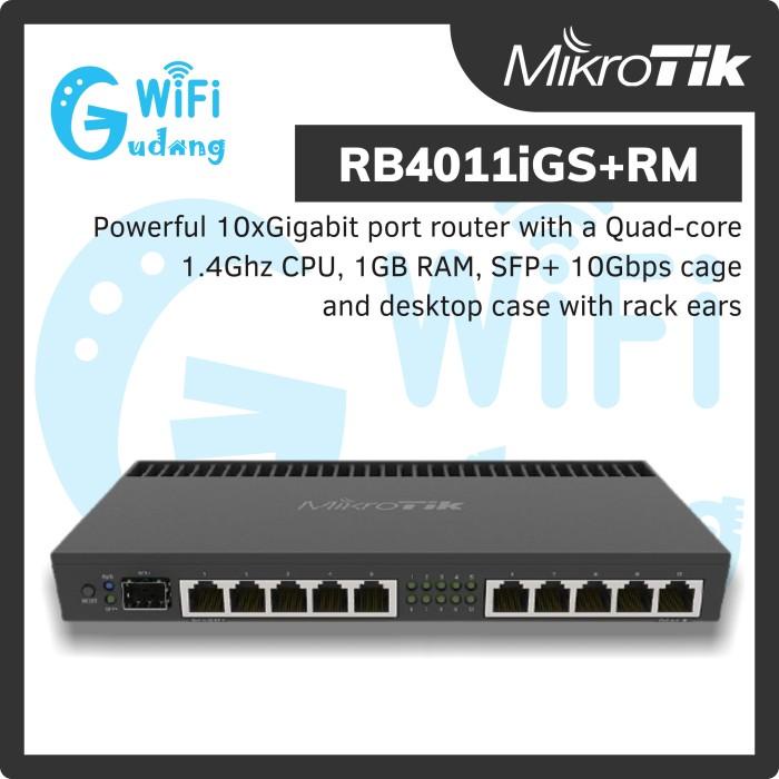 Mikrotik Rb4011Igs+Rm 10 Gigabit Port Router
