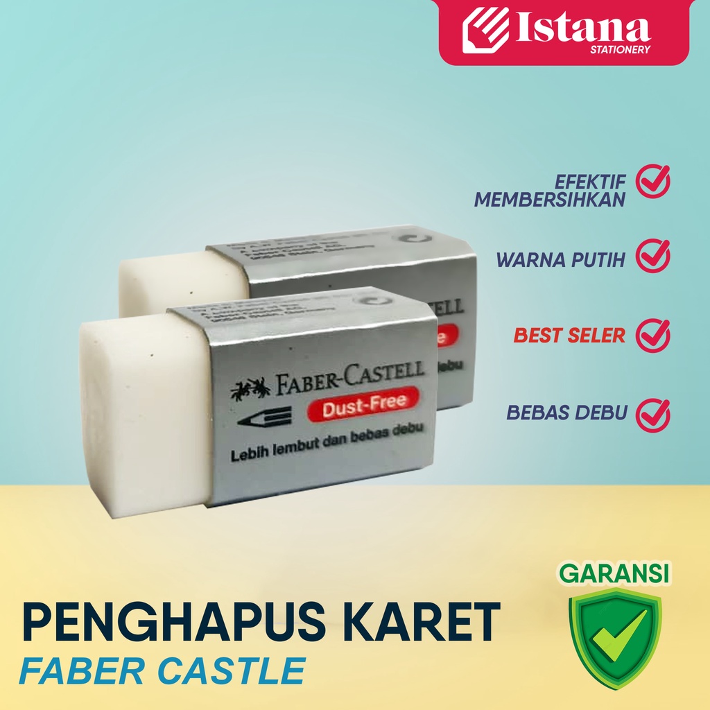 

[GROSIR] PENGHAPUS KARET FABER CASTELL PUTIH B40
