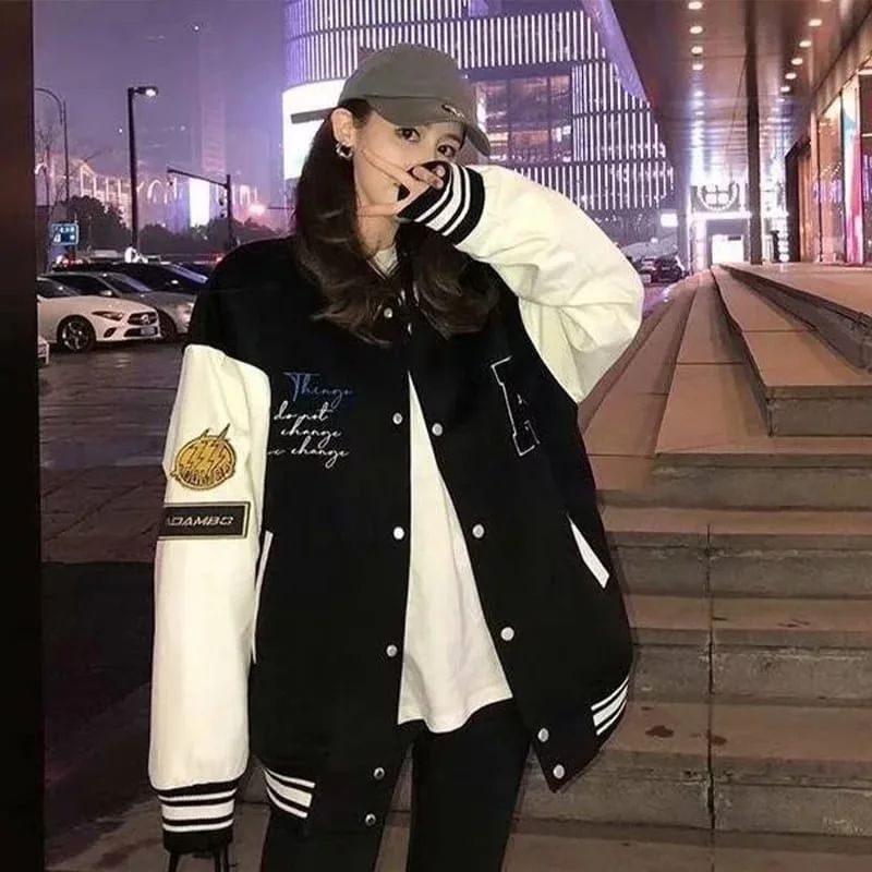 A ADAMBO BEAR Baseball Jaket Terbaru - Varsity Jaket UNISEX - Jaket baseball UNISEX || Sweater Motif Terbaru Korean Style Jacket Fashion Terkini Casual OOTD