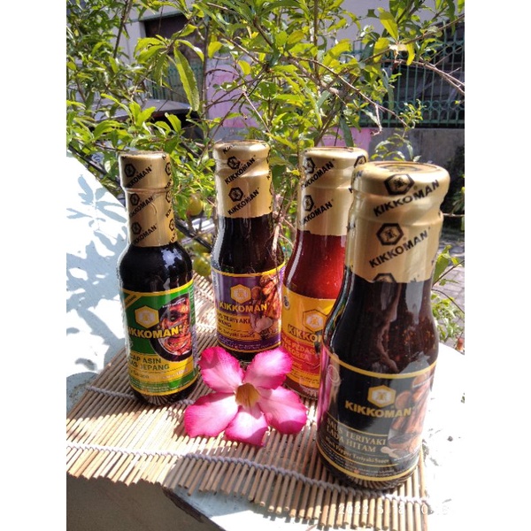 

Saus saos pedas gochujang ala korea Teriyaki bawang lada hitam Kecap asin jepang Kikkoman 300 gram botol halal