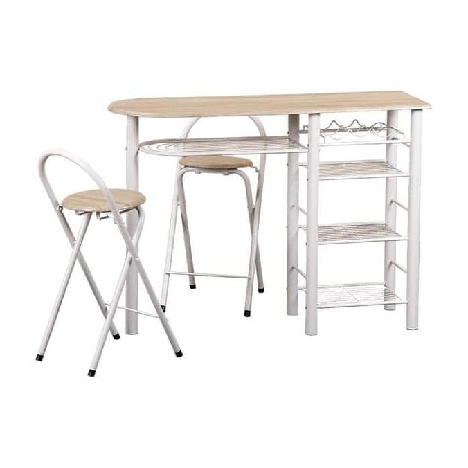 ] Atria Meja Lipat Set Orbit + Dua Kursi