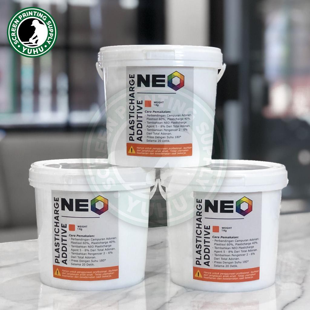 Tinta Plasticharge Additive Sablon Kaos Bukan Rubber Bukan Plastisol Bukan Discharge 500gr 1000gr 1k