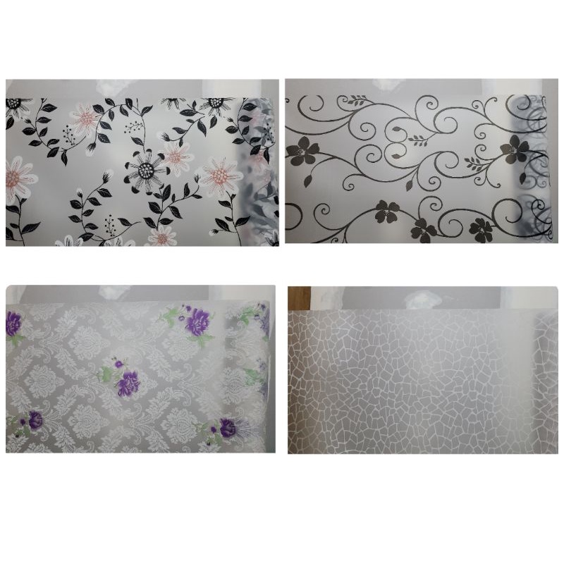 Jual Kaca Film Sticker Kaca Motif Sticker Sanblast Lebar 90 Cm