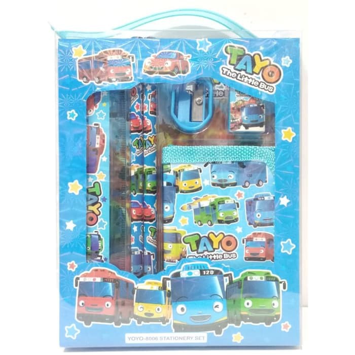 

Paket Puzzle Anak - Paket Ujian - Paket Alat Tulis Stationery Set Dompet Tayo Alat Tulis Anak Laki-