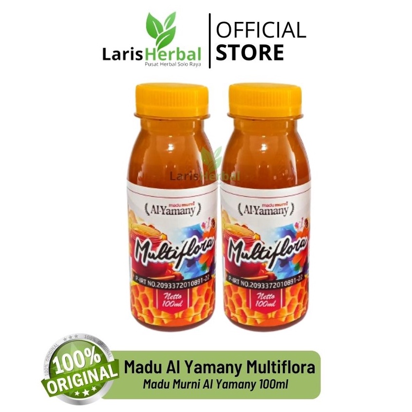 

ORIGINAL Al Yamany Madu Murni Multiflora 100ml | Madu Asli