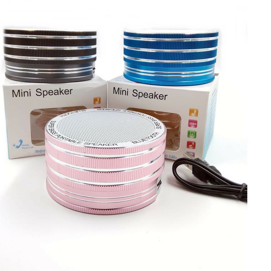 Speaker Bluetooh Mini Wireless A12 Bahan Metal