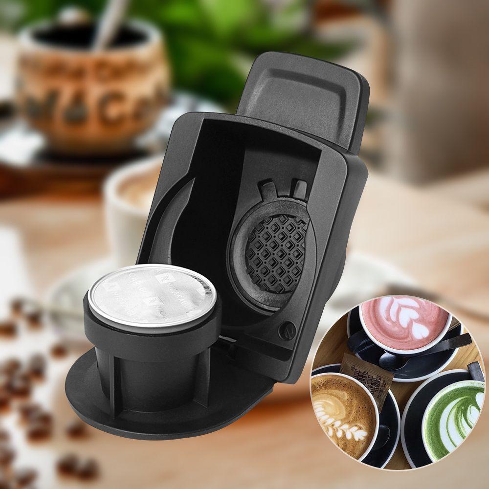 Top Coffee Capsule Adapter Alat Kopi Reusable Cream Maker Mengubah Ke Tempat Kompatibel Dengan Dolce Gusto Kapsul Original