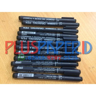 Snowman Calligraphy Drawing Pen 1 0 3 0mm Black Shopee Indonesia