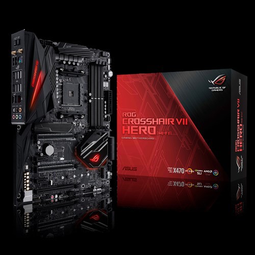 MOTHERBOARD AMD ASUS ROG CROSSHAIR VII HERO WIFI AM4