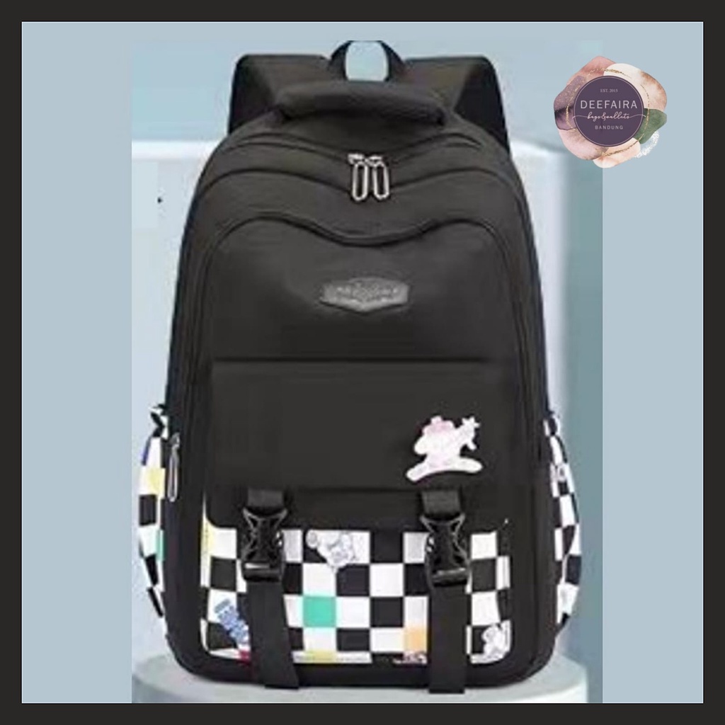 Tas Ransel Sekolah Anak Perempuan Cantik Model Kotak Cb1 Untuk Anak Sd Smp Sma