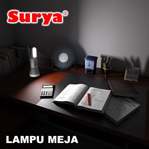 Surya Senter Lampu Emergency SYT L4W + 3COB LED Light LED Putih Senter Super LED Rechargeable