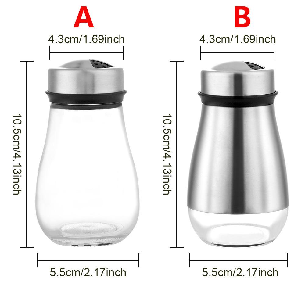 Suyo Botol Dispenser Bumbu / Merica Bahan Stainless Steel Tahan Lama