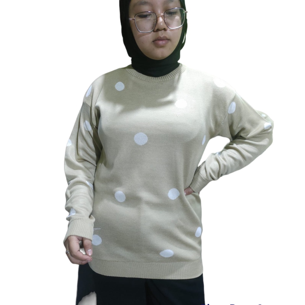 polkadot sweater premium