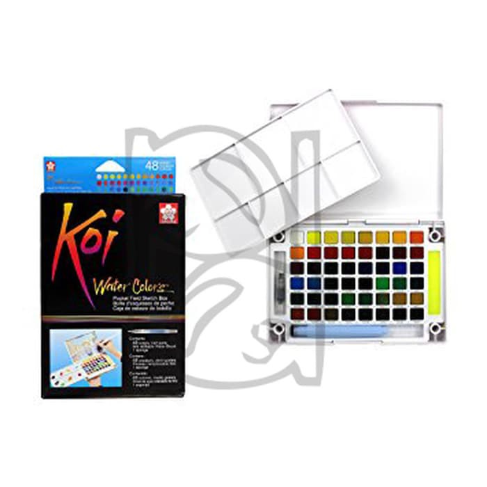 

SAKURA KOI WATERCOLOR POKET - 48 warna