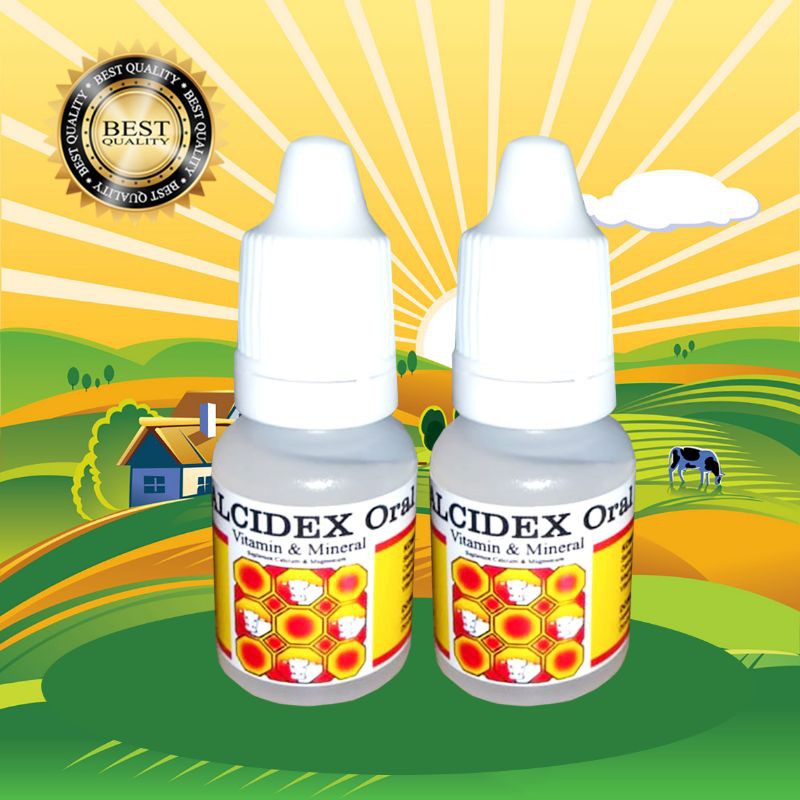 CALCIDEX ORAL 10 ml - Obat Kelinci Lumpuh / Kalsium Kelinci Kucing Hamster