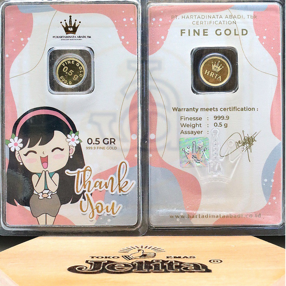 

Hartadinata Abadi Gift Series 0.5 0,5 gr THANK YOU PINK