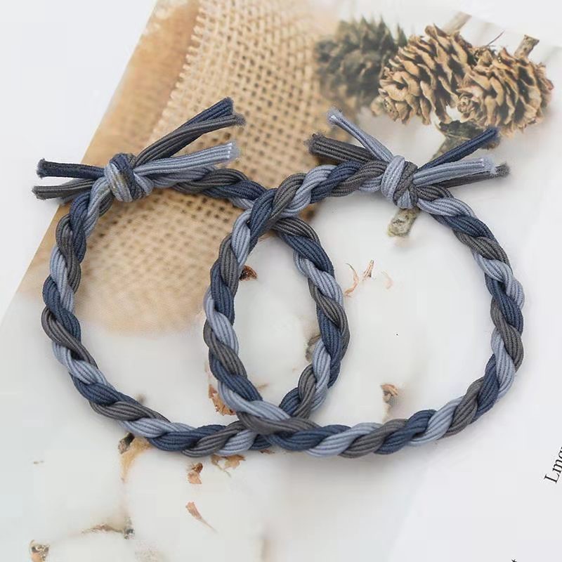 MURMURE.ID | IKAT RAMBUT JALIN POLOS KOREA KARET SIMPLE KUNCIR RAMBUT KEPANG TAMBANG HA106-3