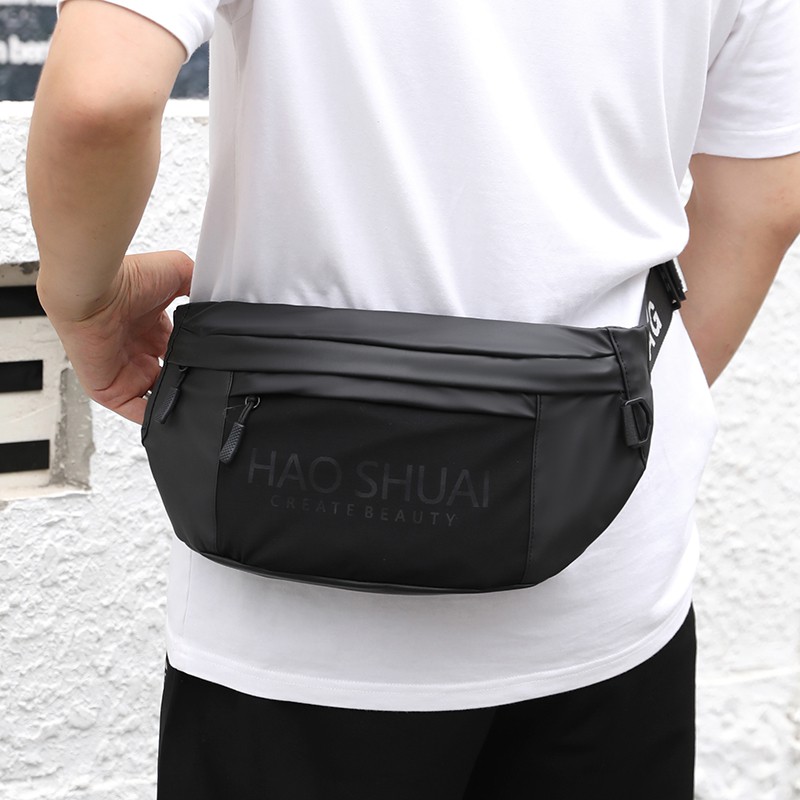 HAOSHUAI 1100-19 Tas Selempang Pria Waistbag Pria Waterproof WATCHKITE WKOS