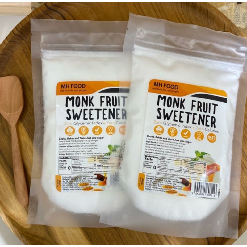 

Food Monk Fruit Sweetener 200gr