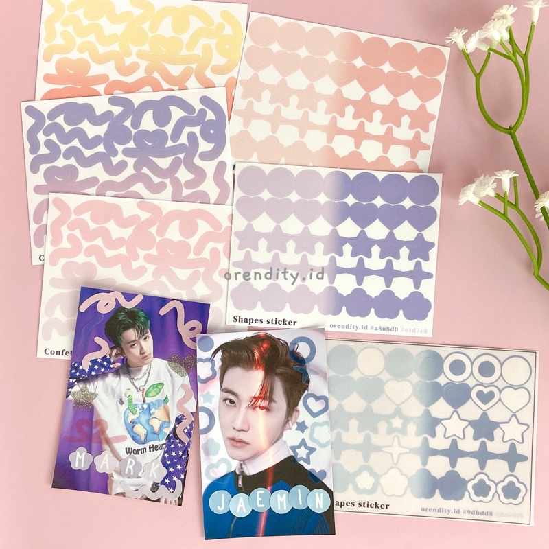 

Sticker Confetti Shapes warna