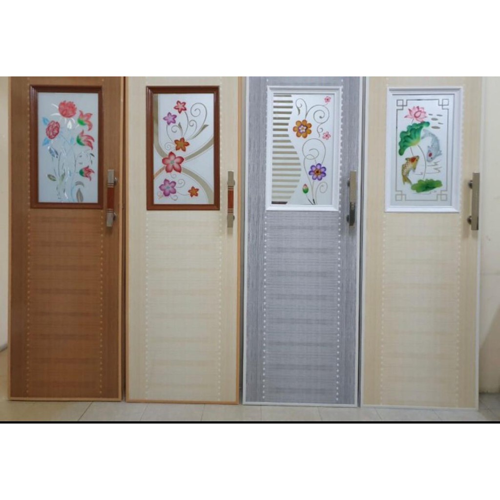 Pintu Kamar Mandi / Pintu PVC / Pintu Kamar Mandi Kaca