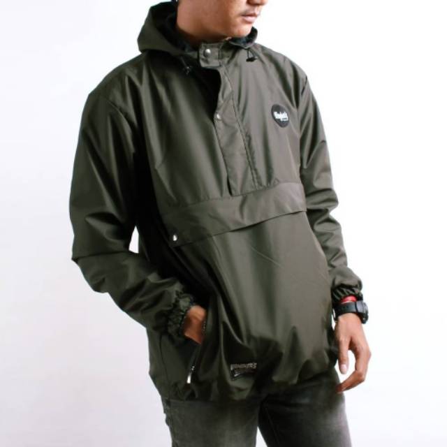 JAKET CAGOULE BIG SIZE NAVY XXL XXXL