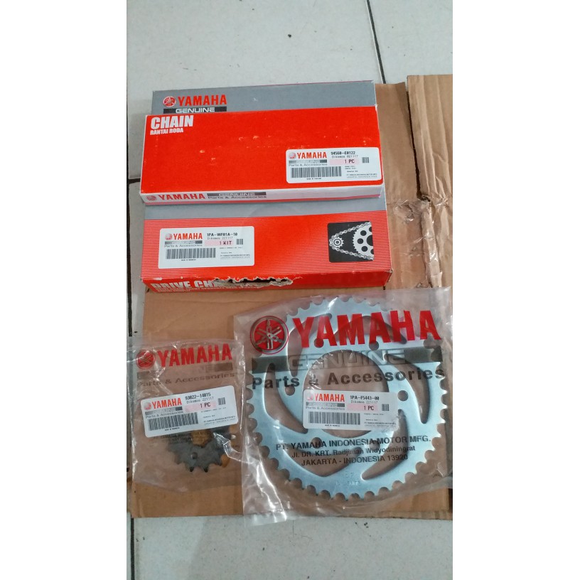 (100% Original) GEAR SET YAMAHA VIXION NEW NVL NVA ASLI