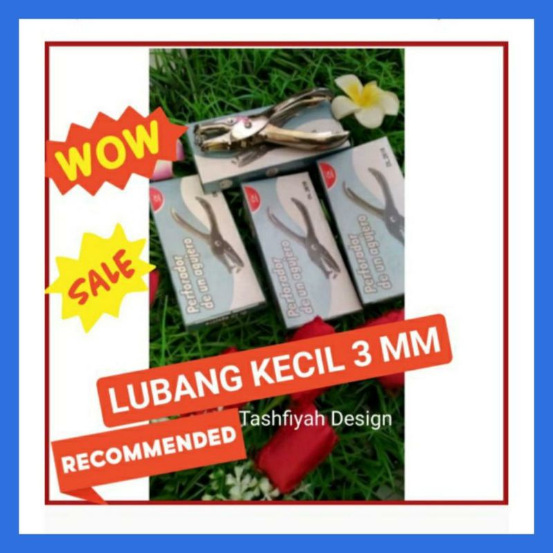 Alat pembolong Hangtag Pelubang kertas hang tag baju Kecil 3mm