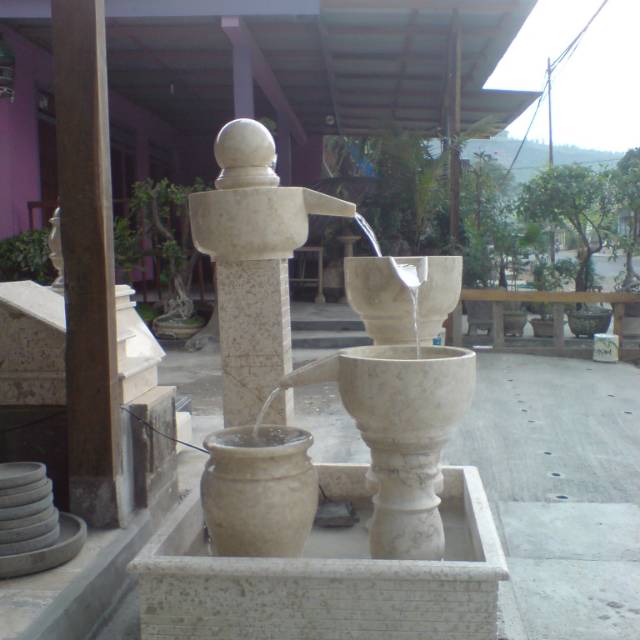 Air mancur 4 gentong bahan marmer Tulungagung Terlaris